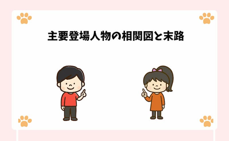 主要登場人物の相関図と末路