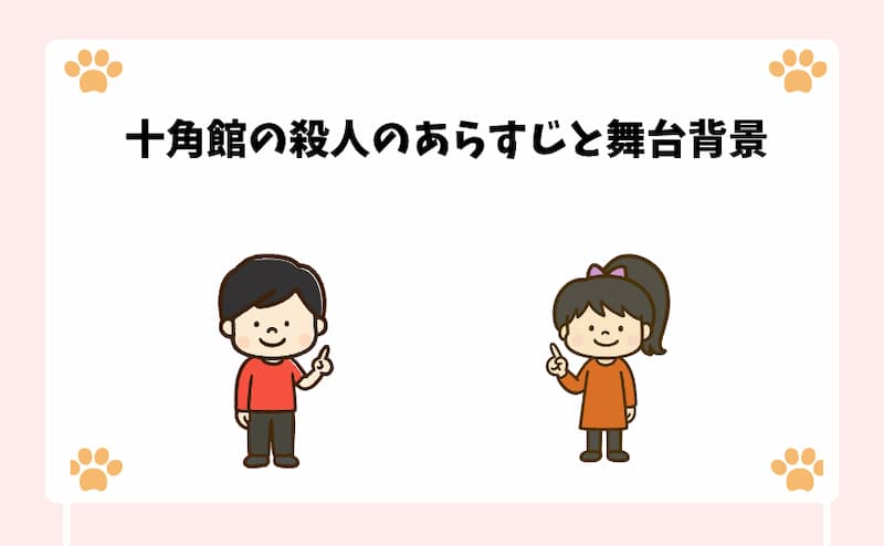 十角館の殺人のあらすじと舞台背景