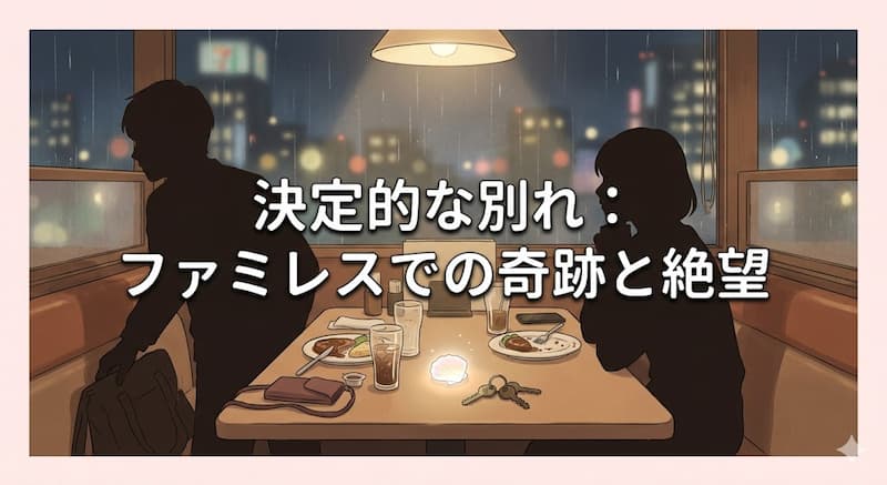 決定的な別れ：ファミレスでの奇跡と絶望