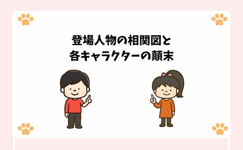 登場人物の相関図と各キャラクターの顛末