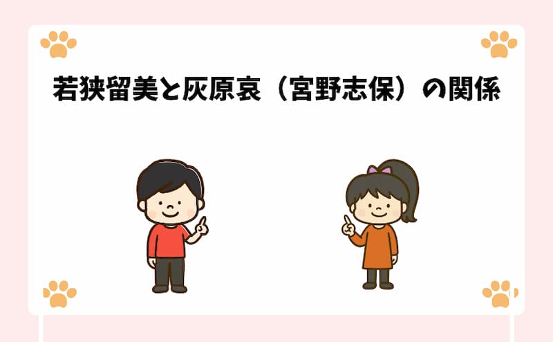 若狭留美と灰原哀（宮野志保）の関係