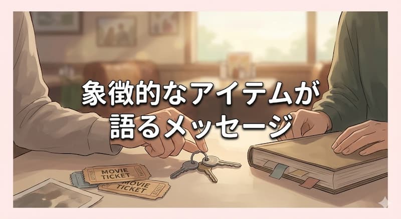 象徴的なアイテムが語るメッセージ