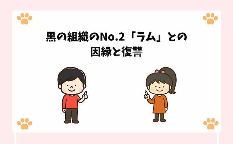 黒の組織のNo.2「ラム」との因縁と復讐