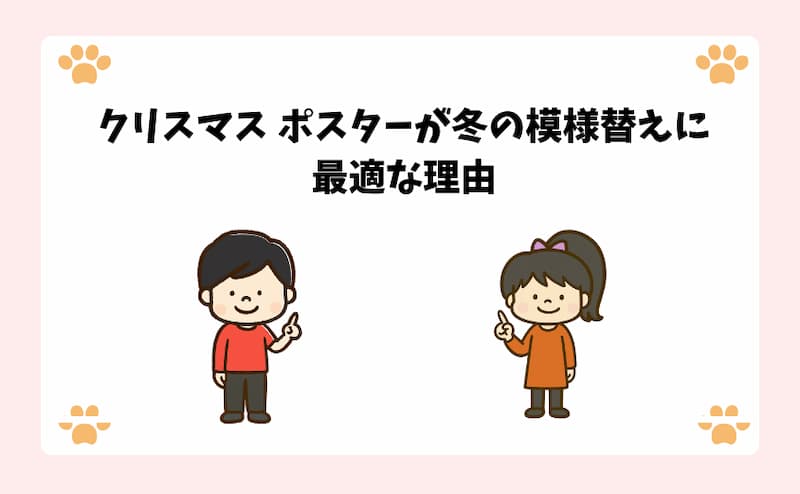 クリスマス-ポスターが冬の模様替えに最適な理由