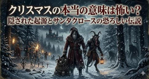 クリスマスの本当の意味は怖い？隠された起源とサンタクロースの恐ろしい伝説