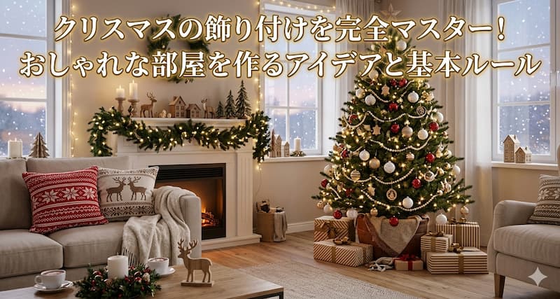 クリスマスの飾り付けを完全マスター！おしゃれな部屋を作るアイデアと基本ルール