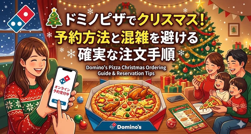 ドミノピザでクリスマス！予約方法と混雑を避ける確実な注文手順