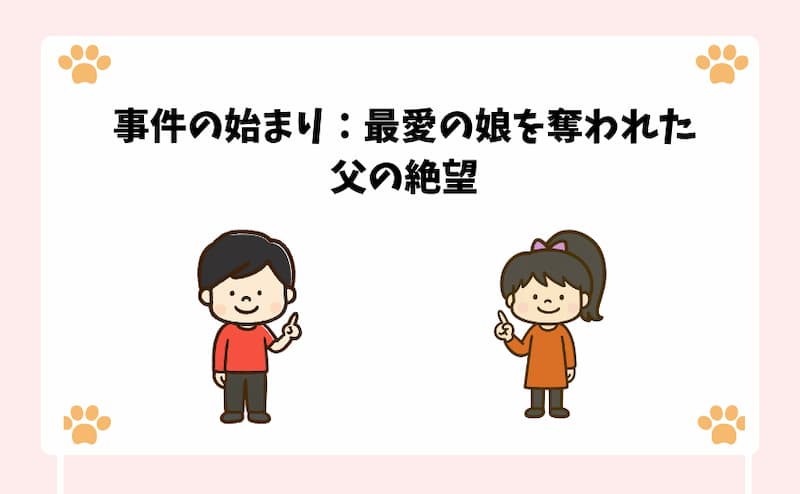 事件の始まり：最愛の娘を奪われた父の絶望