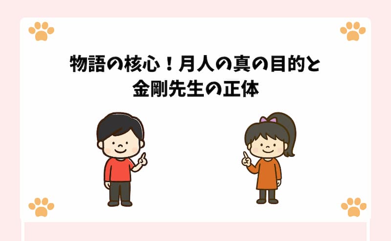 物語の核心！月人の真の目的と金剛先生の正体