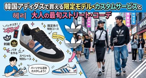 韓国アディダスで買える限定モデル・カスタムサービスと大人の最旬ストリートコーデ
